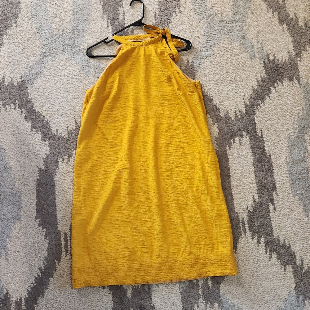 Yellow Banana Republic Trapeze Dress